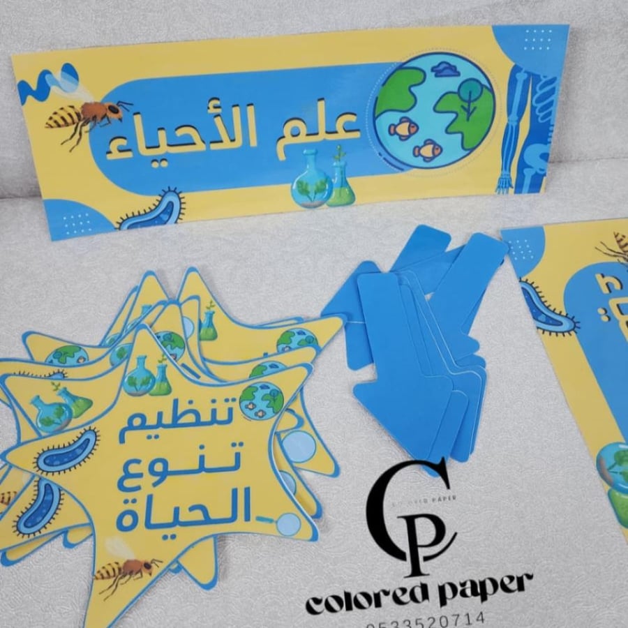 خريطة مفاهيم علمية حائطية