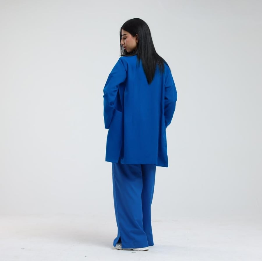 جاكيت طويل لون Yale Blue