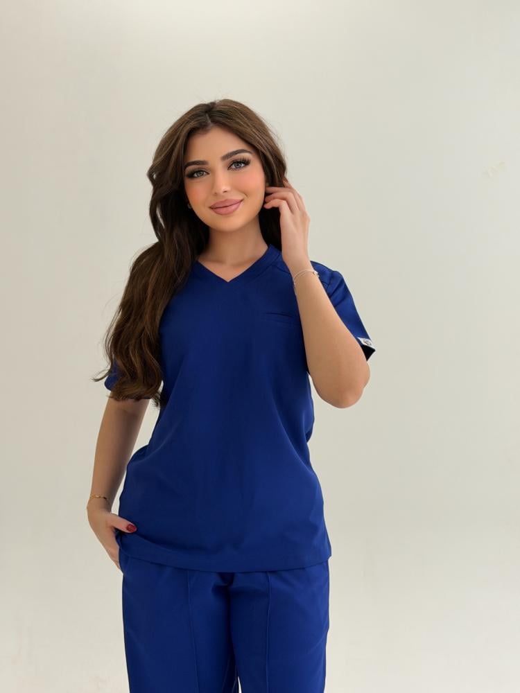 سكراب  طبي نسائي لون ازرق رويل بلو