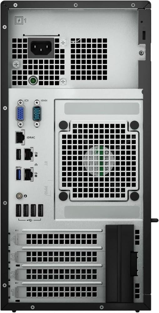 كمبيوتر سيرفر  تي 150 - Dell PowerEdge T150 Tower Server, Xeon E-2314 2.8GHz, 8M Cache, 32GB UDIMM 1SSD, 1TB SATA 6Gbps 7.2K 512n 3.5