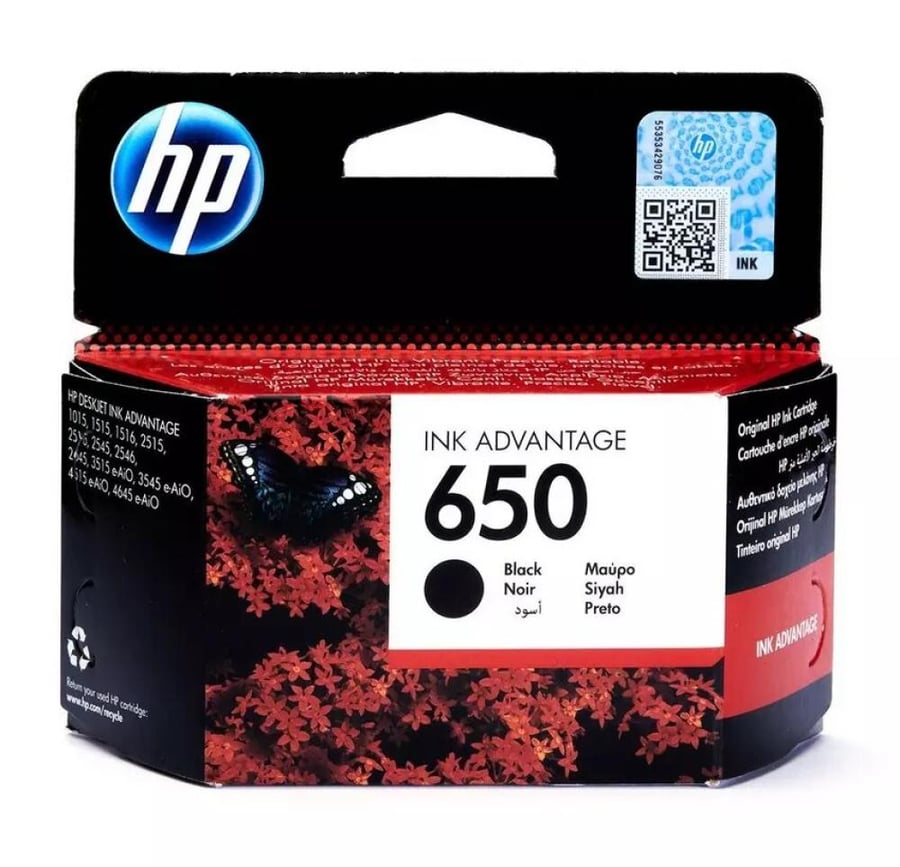حبر طابعة اتش بي اسود 650     (HP 650   (Cz101Ae