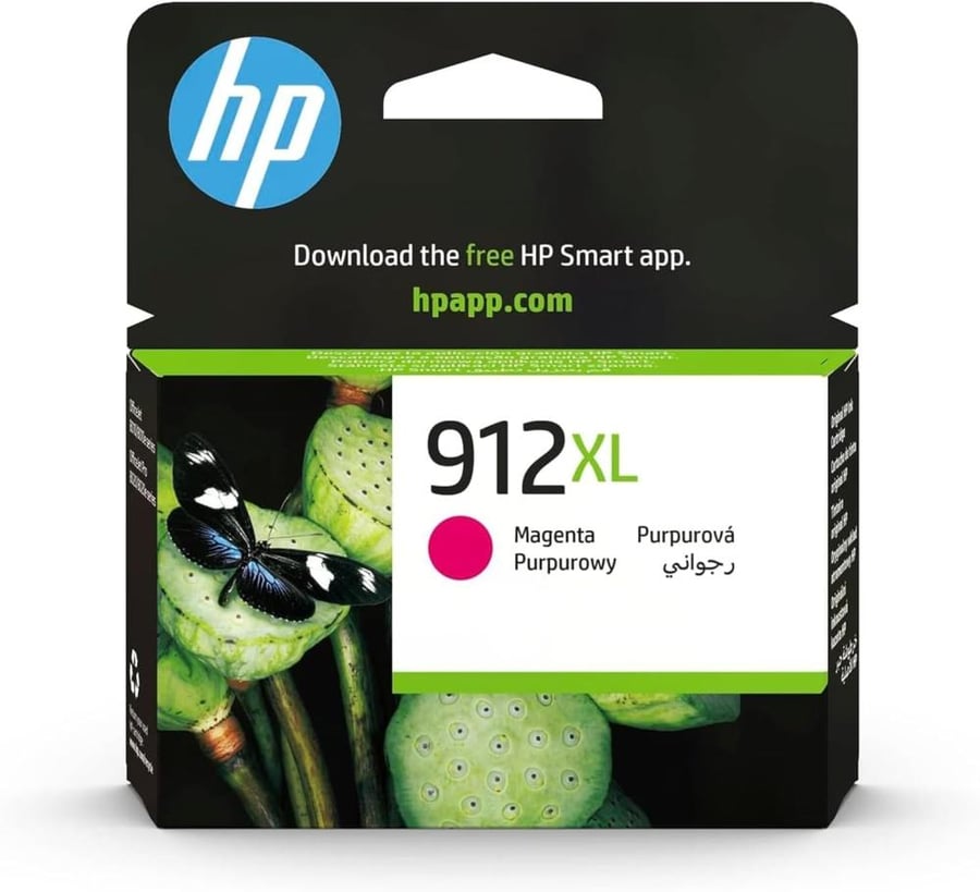 حبر طابعة اتش بي ارجواني 912  HP 912XL - 3YL82AE