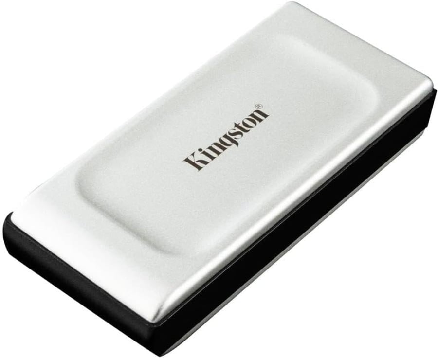 وحدة تخزين خارجية KINGSTON XS2000, سعة تخزين 4 تيرابايت , سرعة نقل عالية تصل إلى 2000MB/s, مقاوم للصدمات والخدوش, واجهة USB 3.2 Gen 2