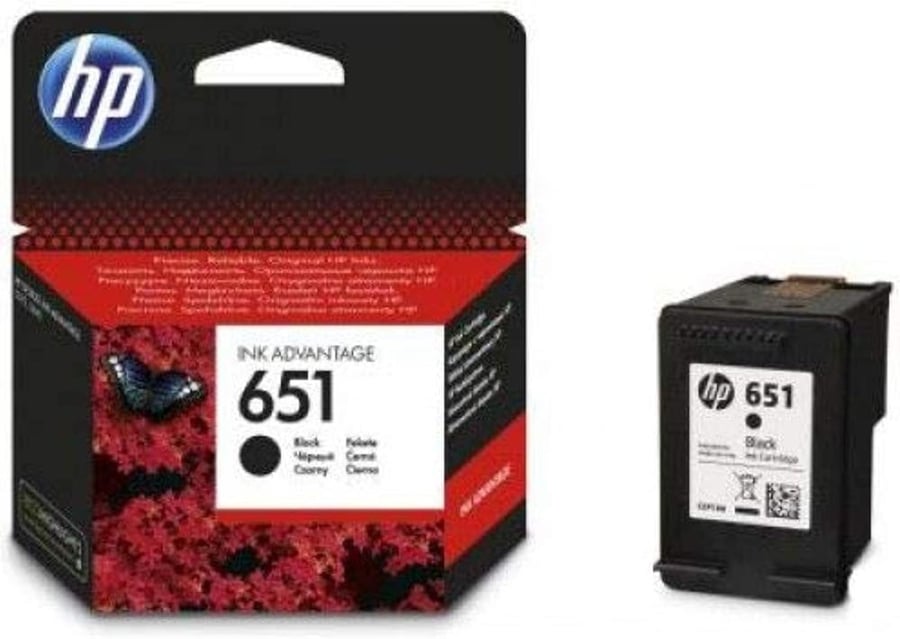 حبر طابعة اتش بي اسود 651      HP 651  (C2P10AE)