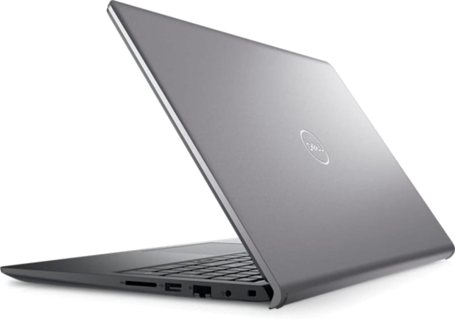 محمول ديل Dell Vostro 3520  بشاشة مقاس 15.6 بوصة بدقة Full HD ومعالج Intel Core i3-1215U/ذاكرة وصول عشوائي سعة 8 جيجابايت/ذاكرة وصول عشوائي سعة 512 جيجابايت/نظام تشغيل DOS (بدون نظام تشغيل Windows)/بطاقة رسومات Intel UHD/الإنجليزية/العربية أسود
