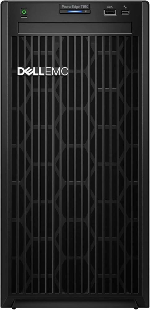 كمبيوتر سيرفر  تي 150 - Dell PowerEdge T150 Tower Server, Xeon E-2314 2.8GHz, 8M Cache, 32GB UDIMM 1SSD, 1TB SATA 6Gbps 7.2K 512n 3.5