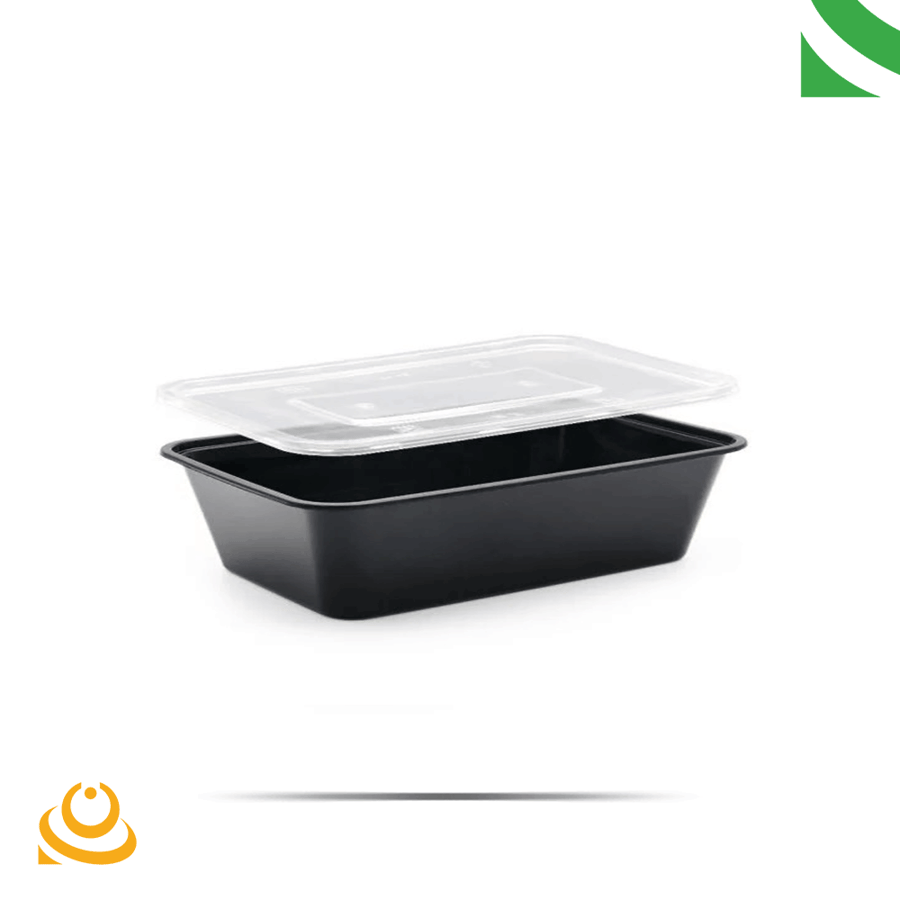 500 ml black date boxes, 50 pieces