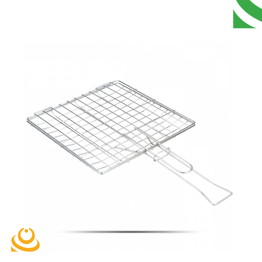 Rectangular steel grill 37×27cm number 32601