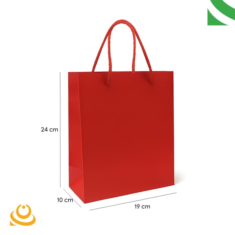Colored gift bags 19×24