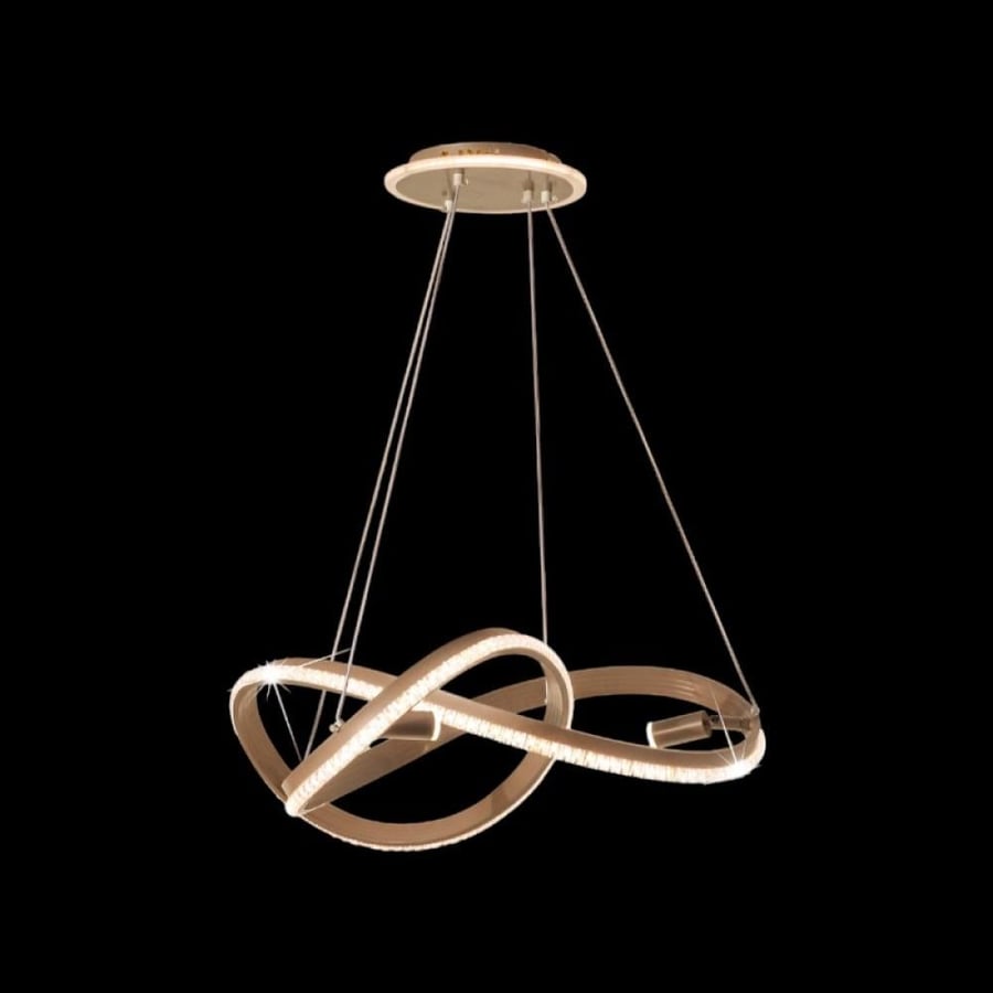Modern chandelier with interwoven coffee design – GS YG-535-CF