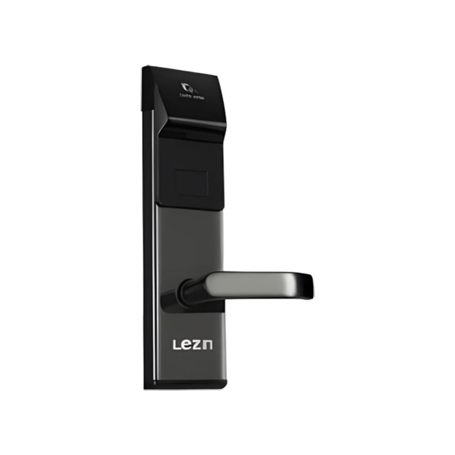 Hotel Smart Lock – Black (2583) (Hotel Smart Lock – Encoder System) - RF BLACK (left)