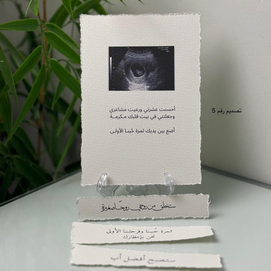 Pregnancy announcement package