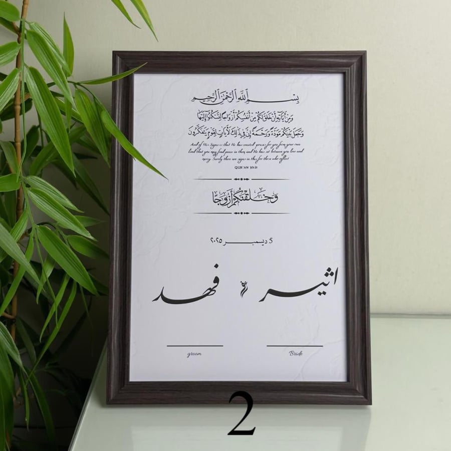 لوحة توقيع