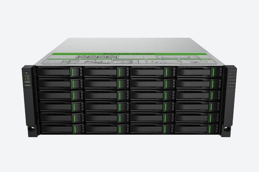 جهاز تسجيل NVR تياندي 160 قناة 4K يدعم 24 هاردسك وتقنية RAID - TC-R324160