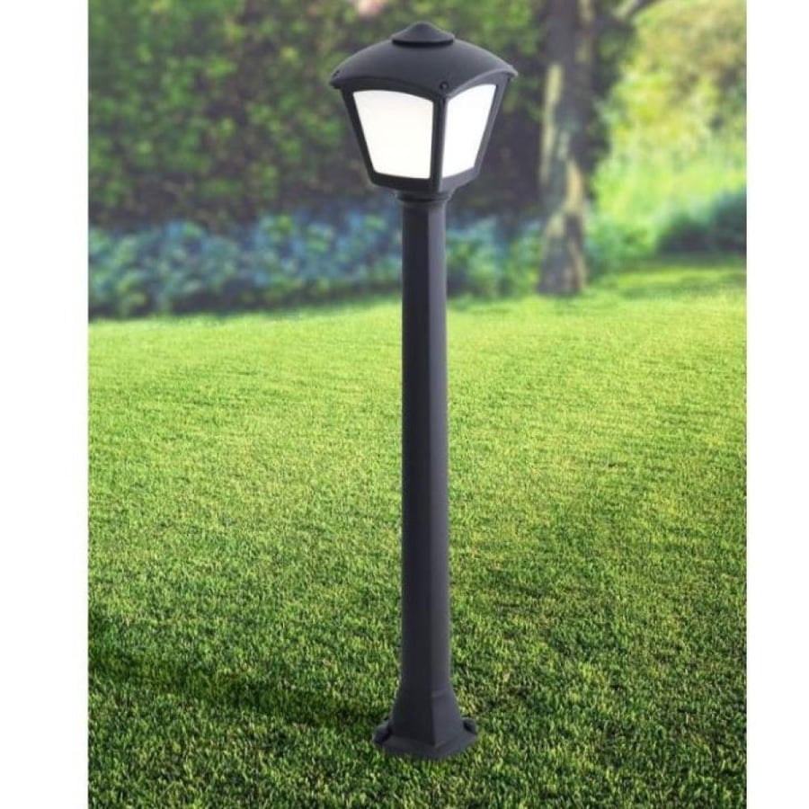 FUMAGALLI Modern Outdoor Bollard Light, E27 – Black, 97 cm (without bulb)
