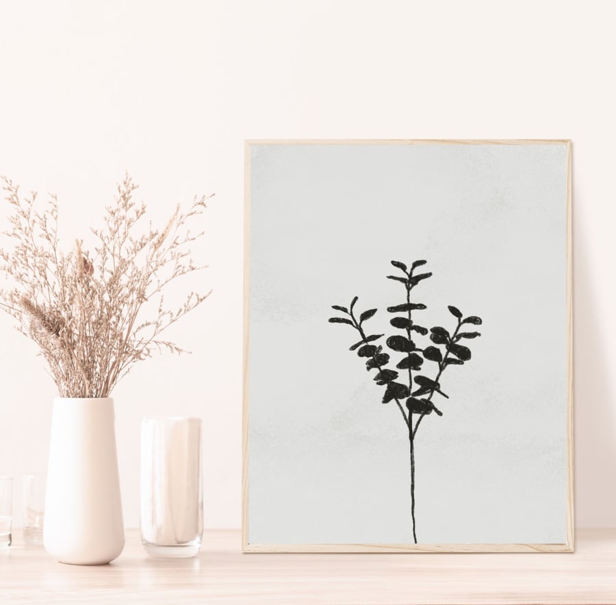 رسمة غصن باوراق لتحميل والطباعه