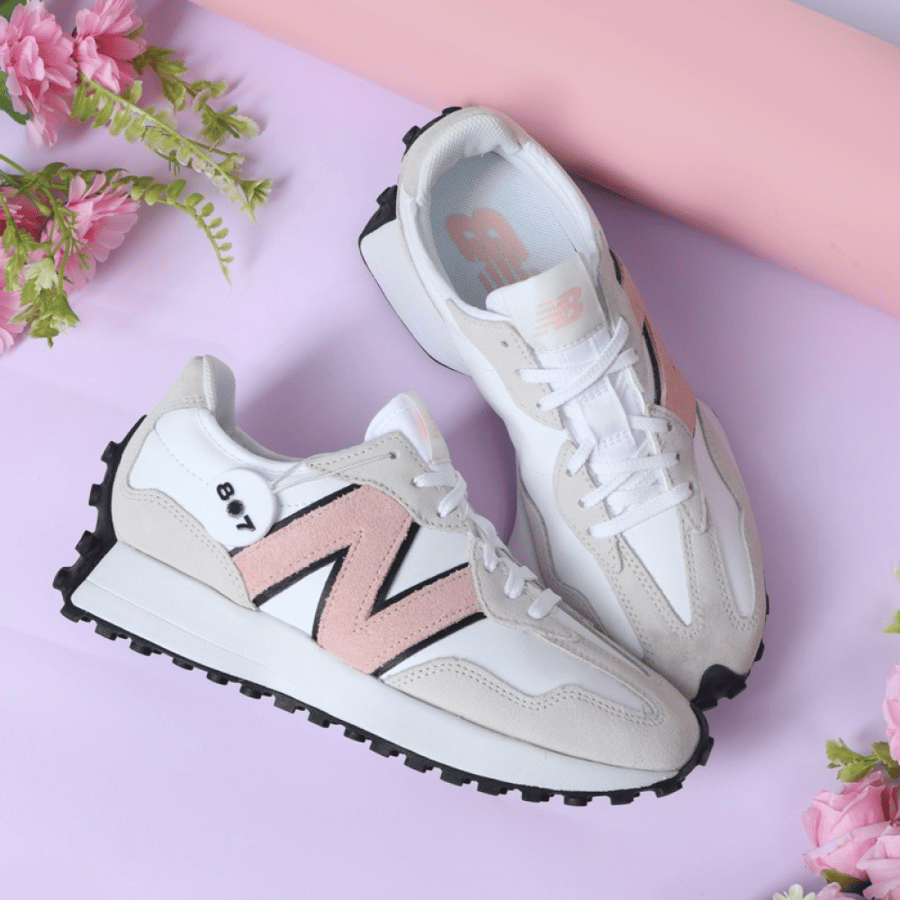 New Balance 327 White Pink shoes