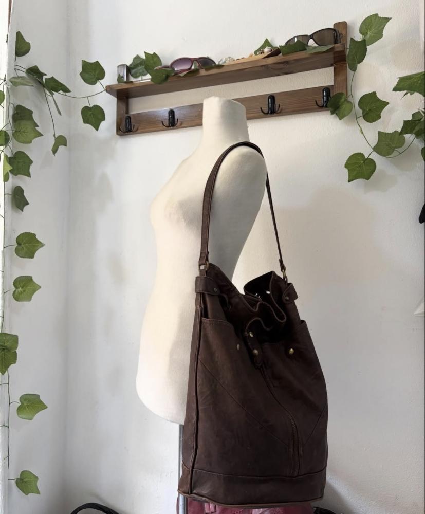 Vintage pull and bear brown bag