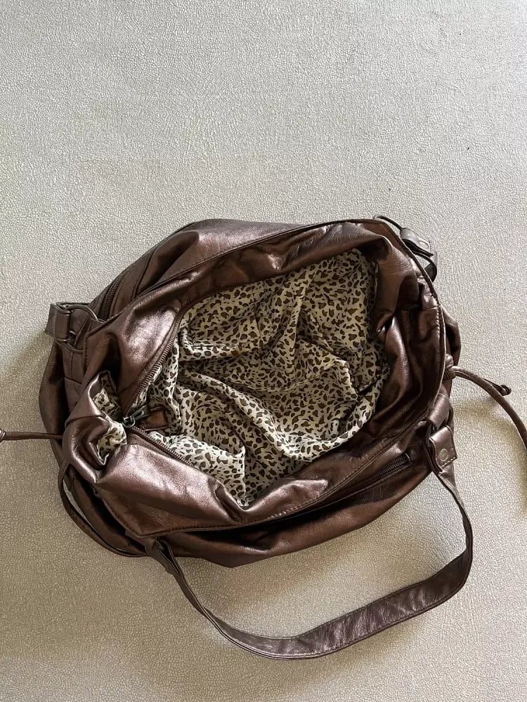 Coolest metallic vintage bag