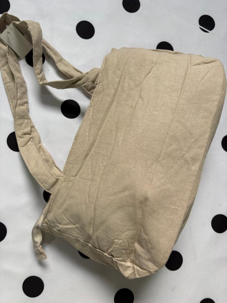 OFF WHITE BEADED SHOULDER BAG
