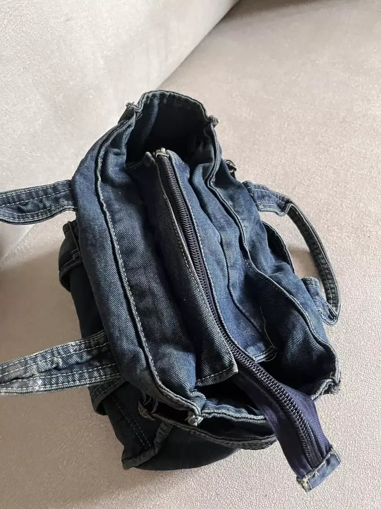 Vintage denim bag