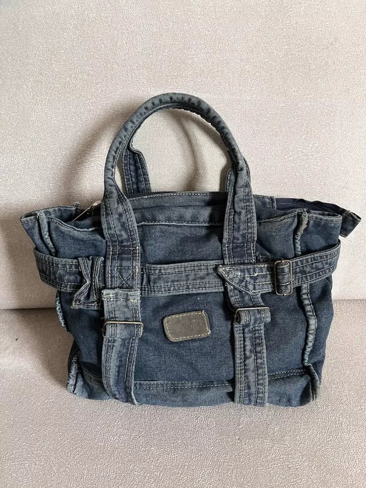 Vintage denim bag