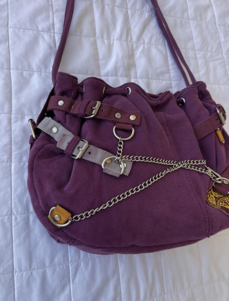 Y2k purple bag