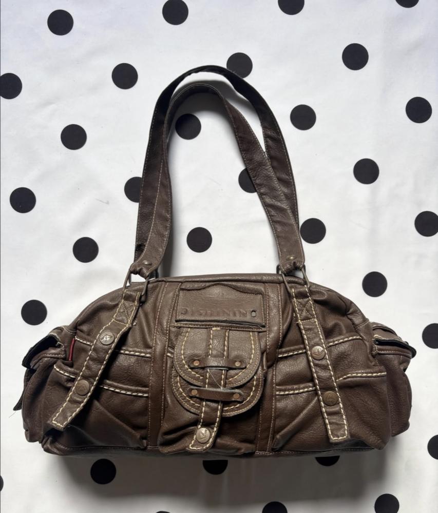 Vintage brown shoulder bag