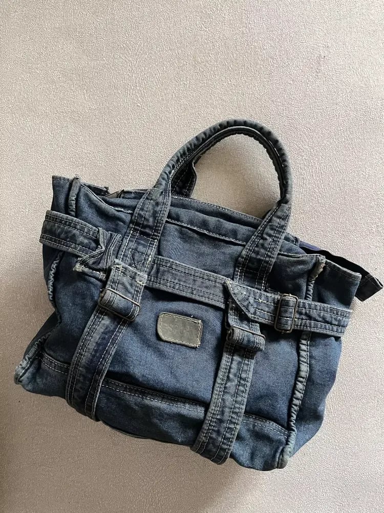 Vintage denim bag
