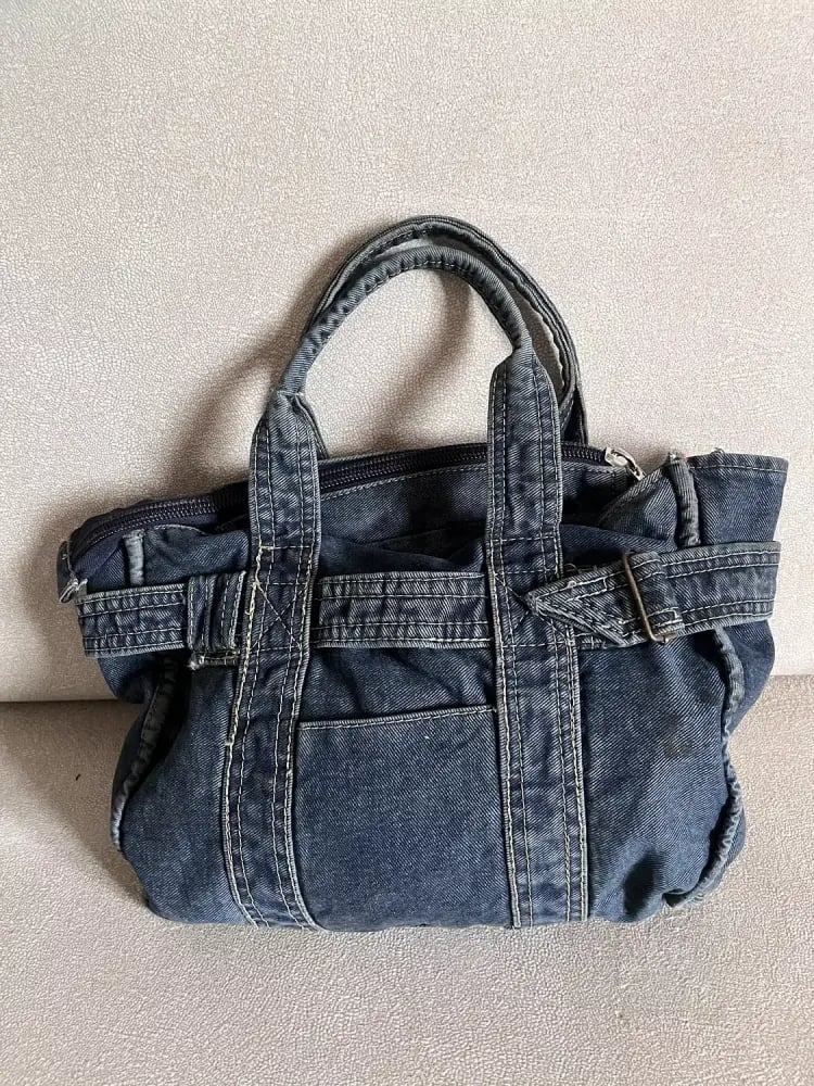 Vintage denim bag