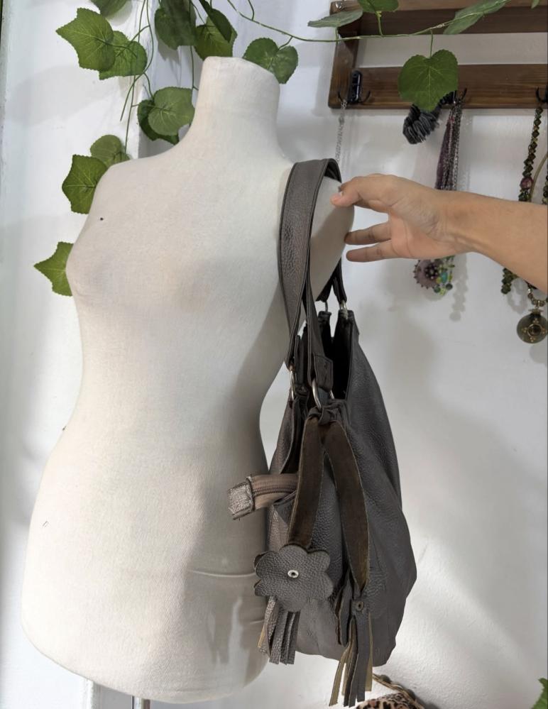 Y2k leather bag