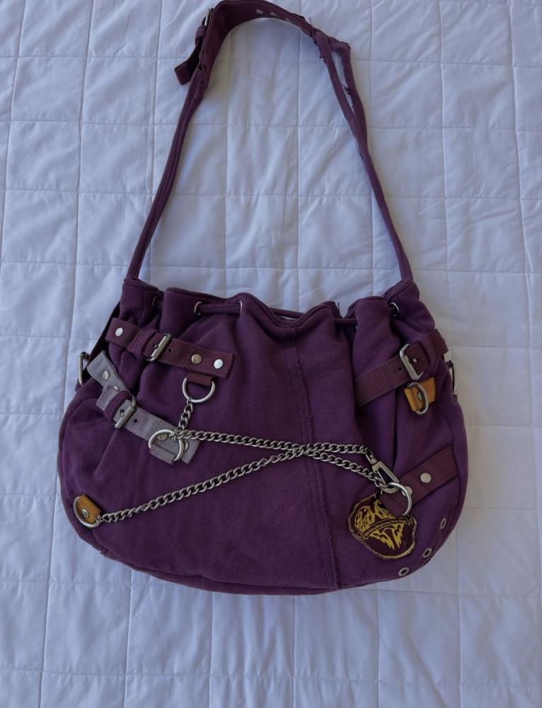 Y2k purple bag