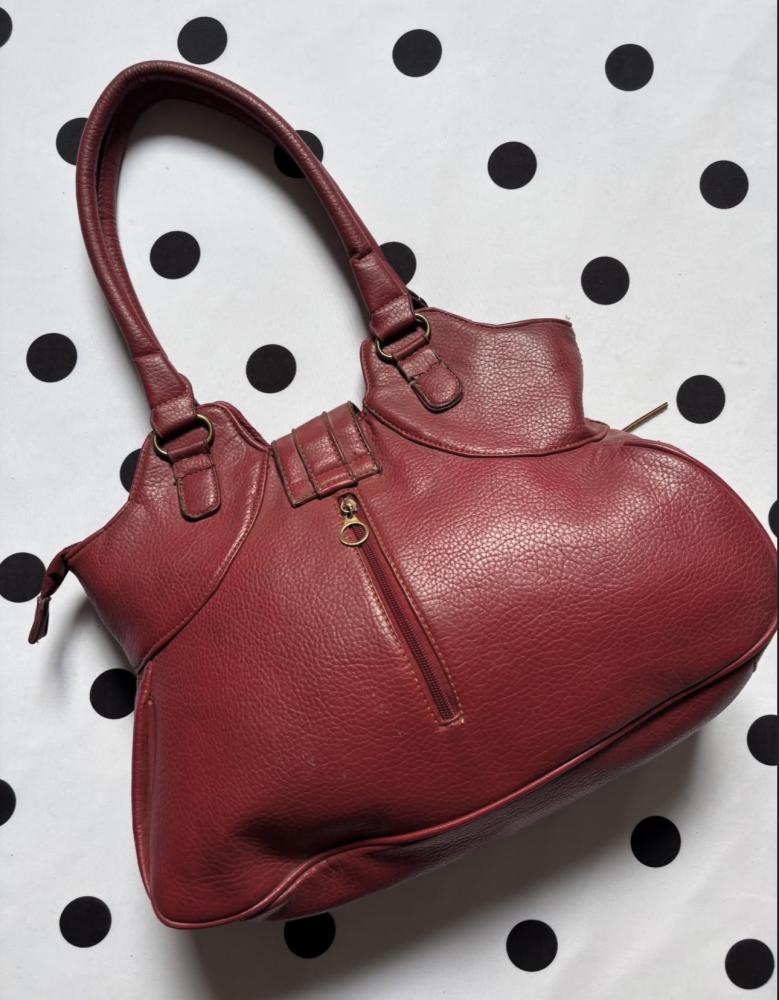 Y2k burgundy bag