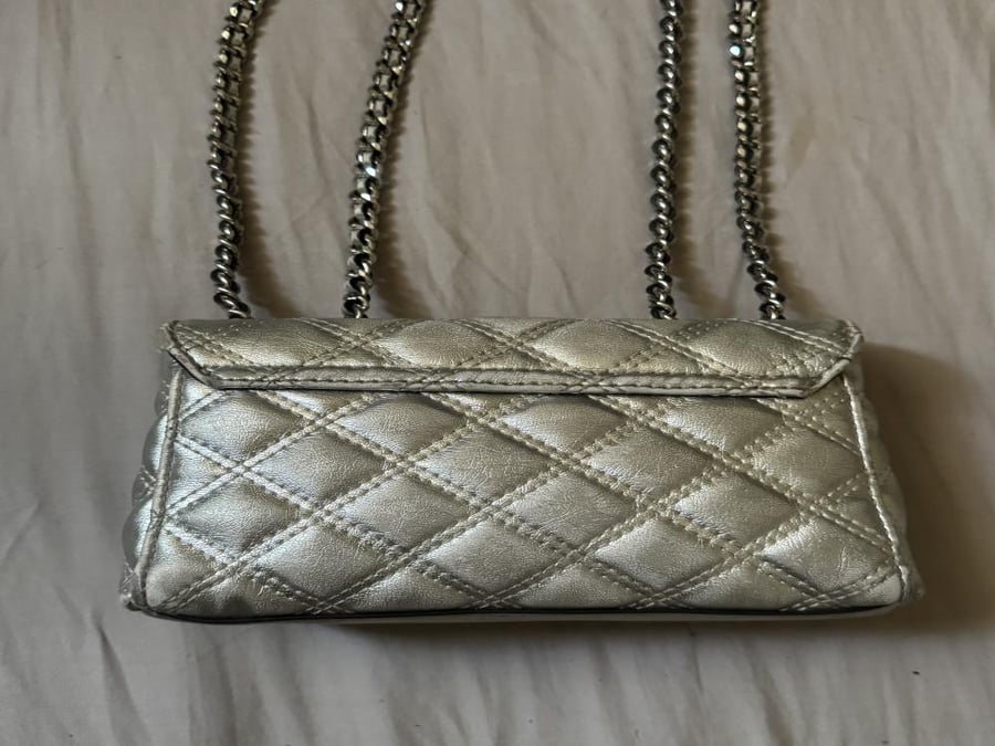 Authentic guess silver bag