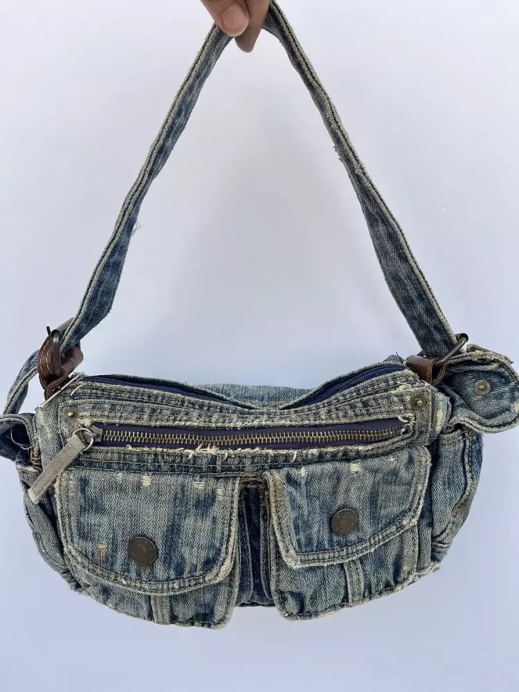 Coolest denim shoulder bag