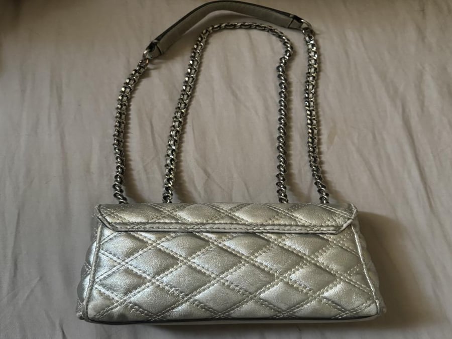 Authentic guess silver bag