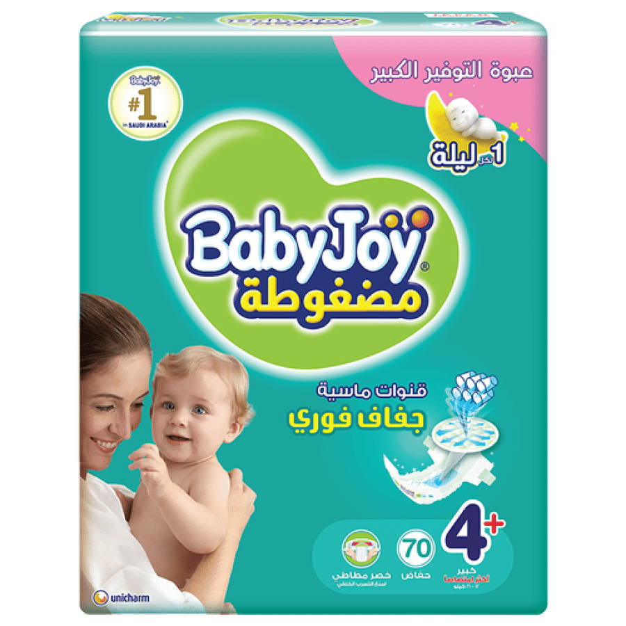 Baby Gawi size 4+ large savings pack 70 diapers