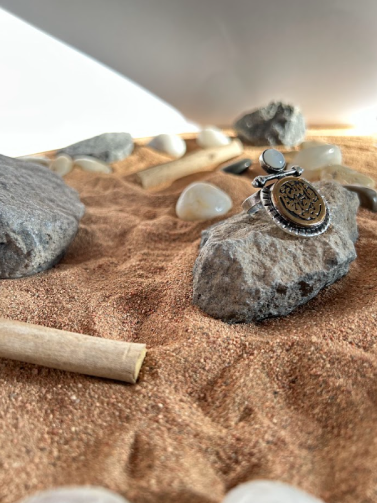 كولكشن الفضة العربية | خاتم «فالله خير حافظ» – فضة 925 Arabic Silver Collection | “For Allah Is the Best Guardian” Ring – 925 Silver