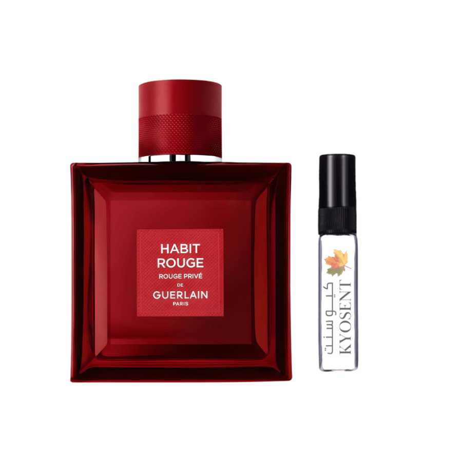 Sample of Habit Rouge Rouge Privée perfume from Guerlain
