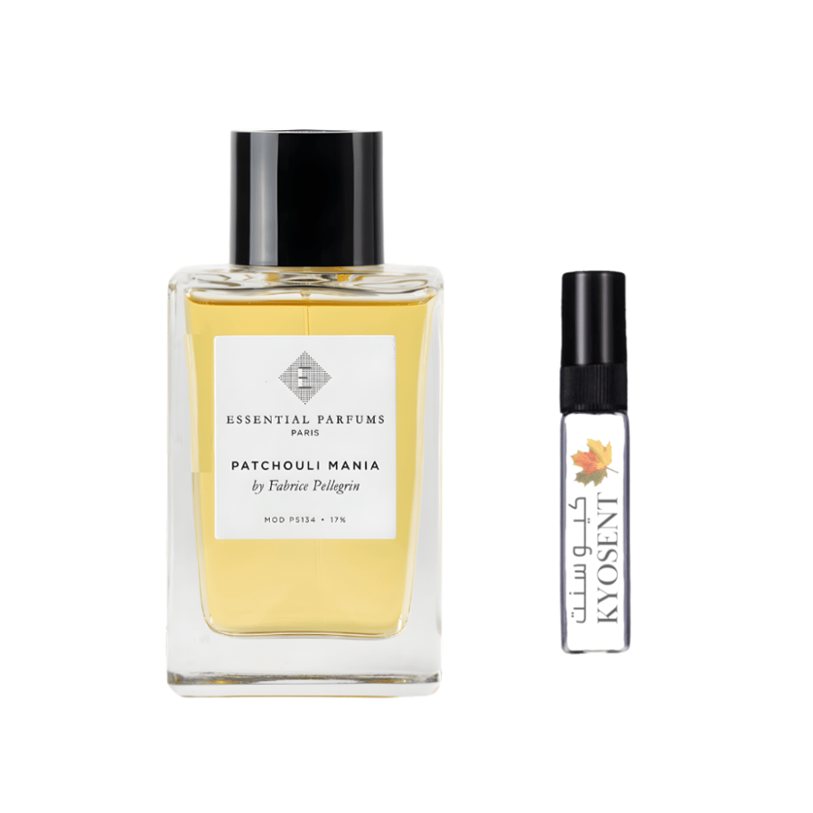 Sample of Patchouli Mania perfume from Essential Parfums