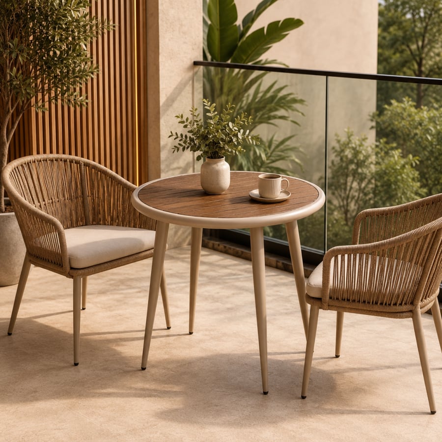 طاولة كافيه دائري COFFEE D.*70 مودرن لون COFFEE D.بيج بخامة خشب – تصميم عملي وأنيق متعدد الاستخدامات للمنزل