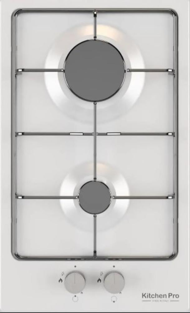 سطح كيتشن برو kitchen pro شعلات 2 غاز استيل – شبك اينامل الصناعة : ايطالى رقم الموديل : KP302/GA