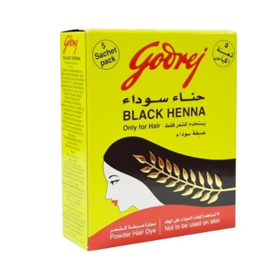 جودريغ  صبغة شعر بودرة سوداء 5 كيس