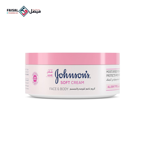 Johnson soft cream for face and body with shea butter 300 ml
