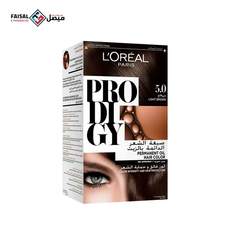 L'Oréal hair dye Brigitte light brown chestnut 5