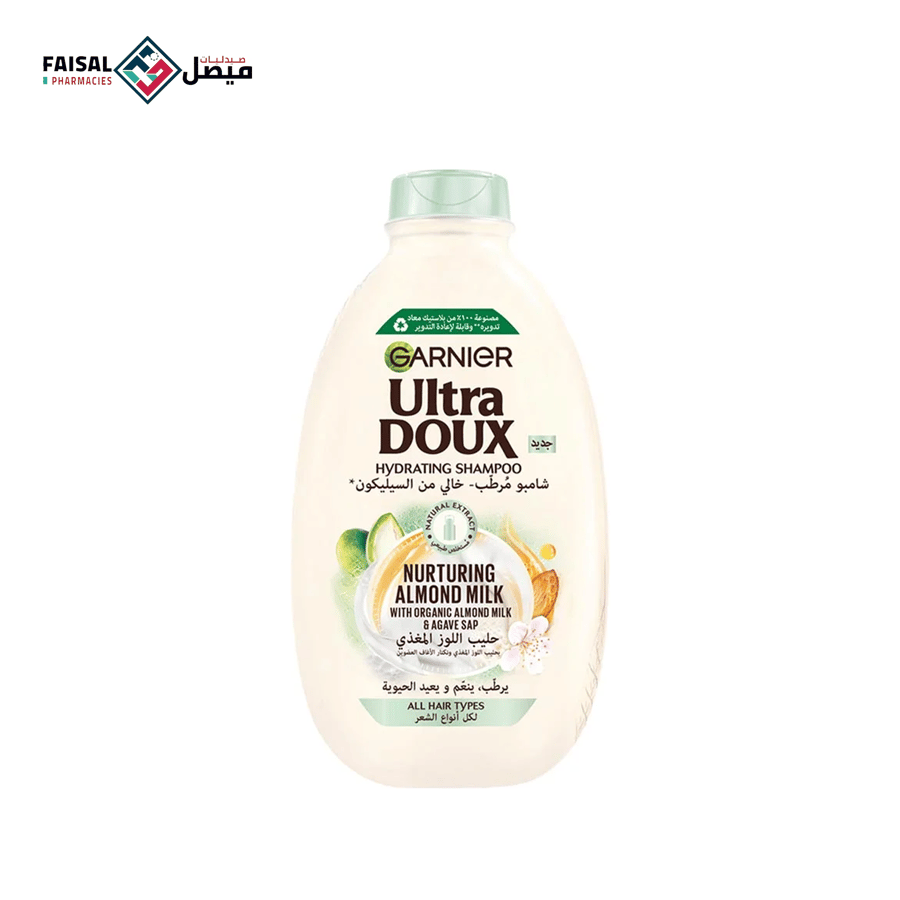 Garnier Total Detox Shampoo for Hair Nourishing Almond Milk 400 ml