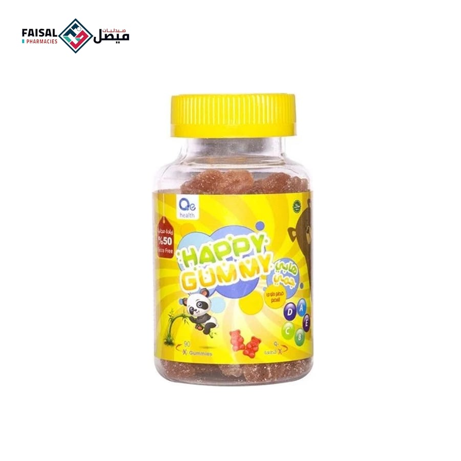 هابي جمي مكمل غذائي للأطفال - 90 حبة