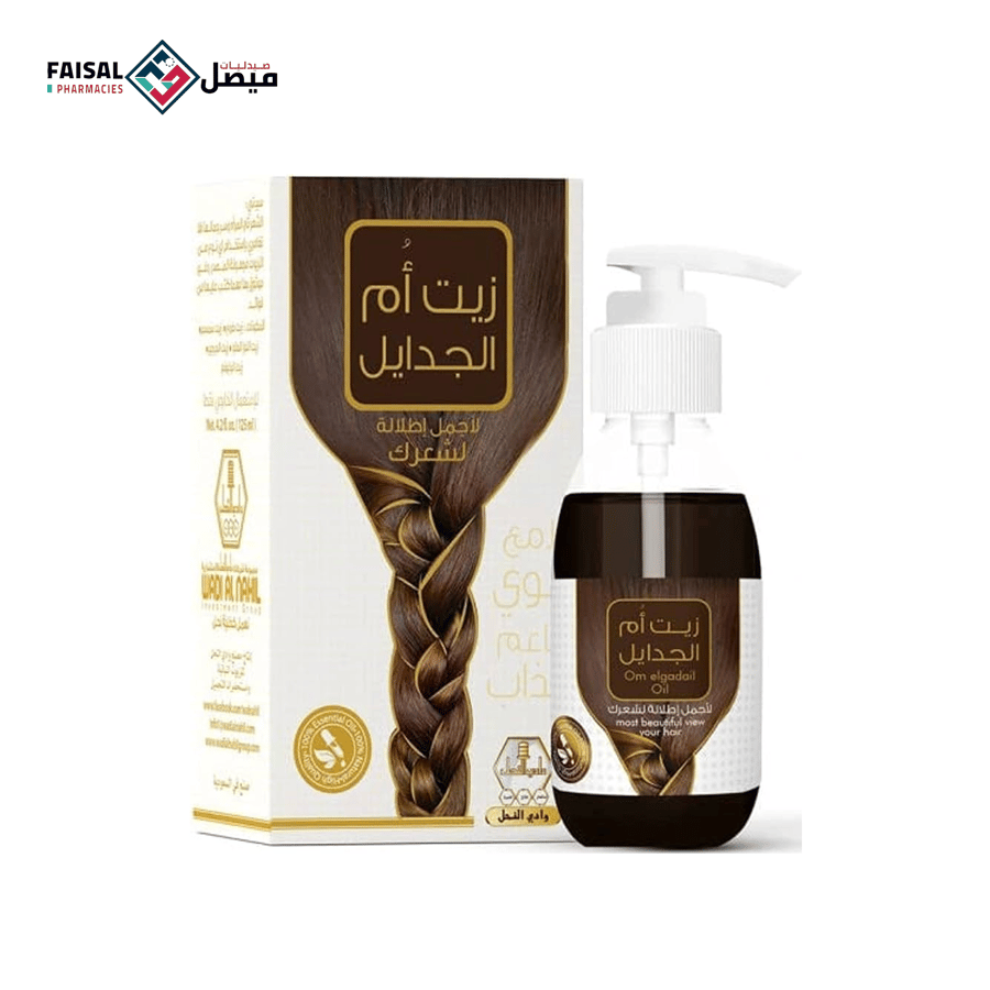 وادي النحل زيت الشعر زيت ام الجدايل 125 مل