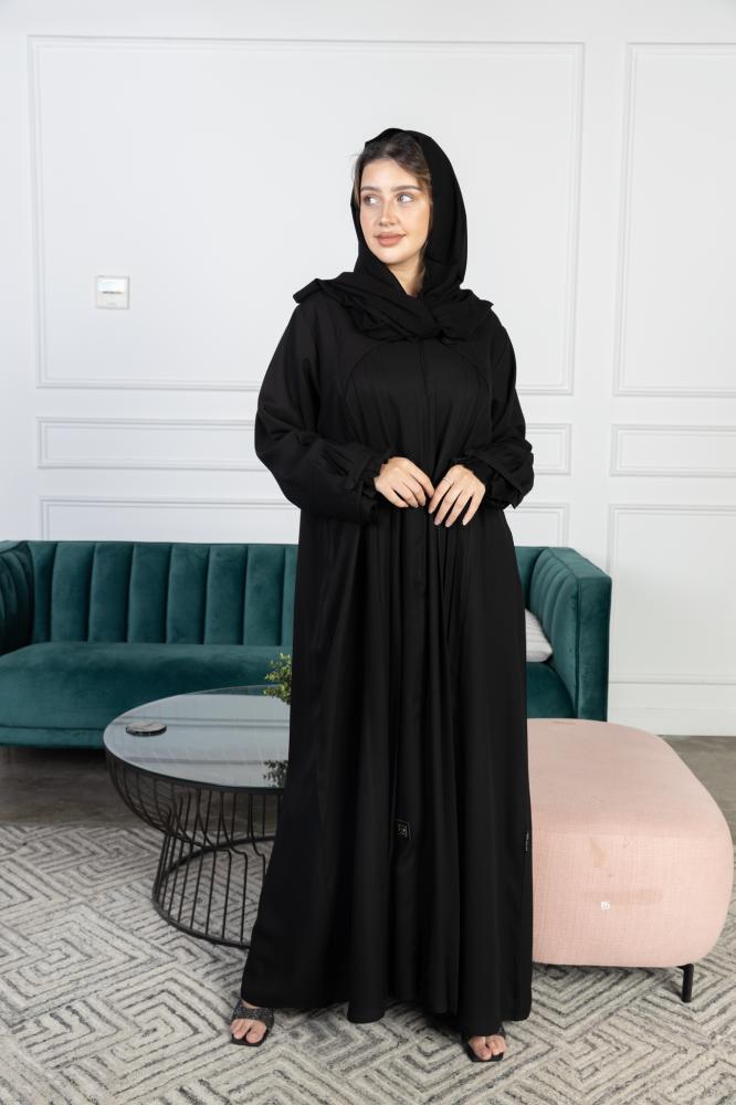 عباية كلوش انيقة بنمط الكسرات