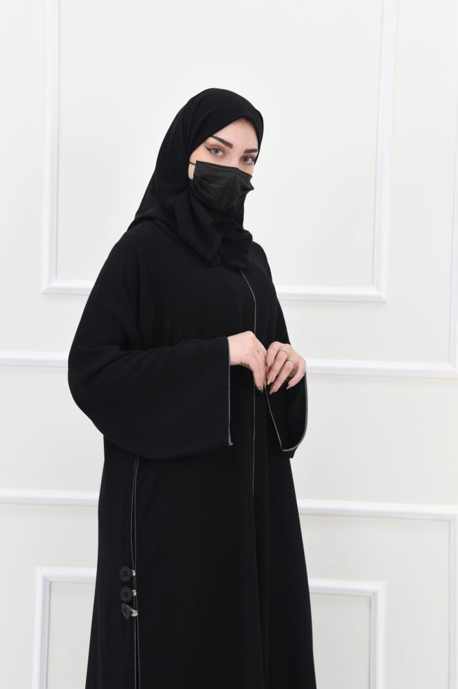 عباية فوكر بتفاصيل انيقة من القيطان والكسرات